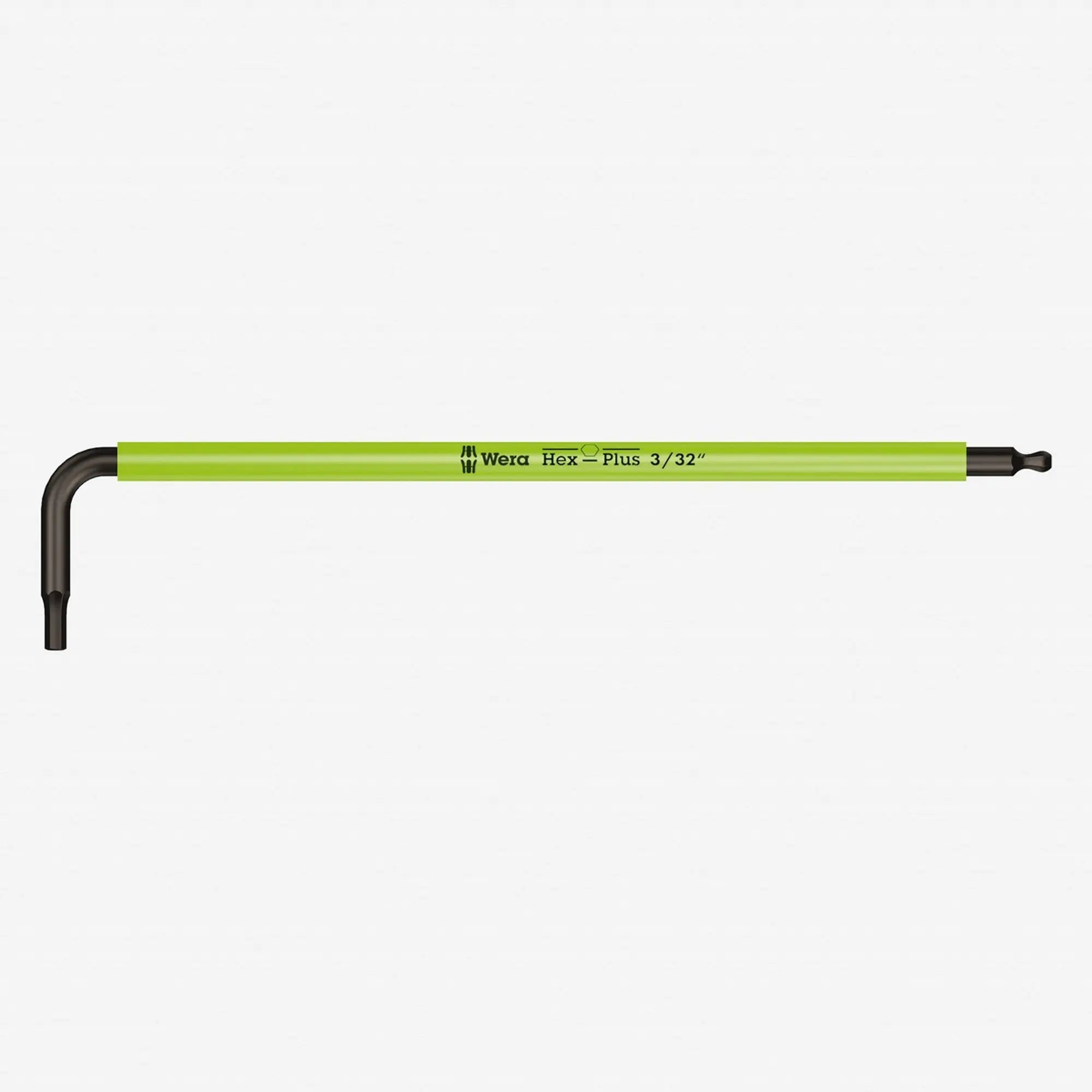 Wera 022631 3/32" x 112mm Hex + Ball End Hex L-key (Bright Green) WERA
