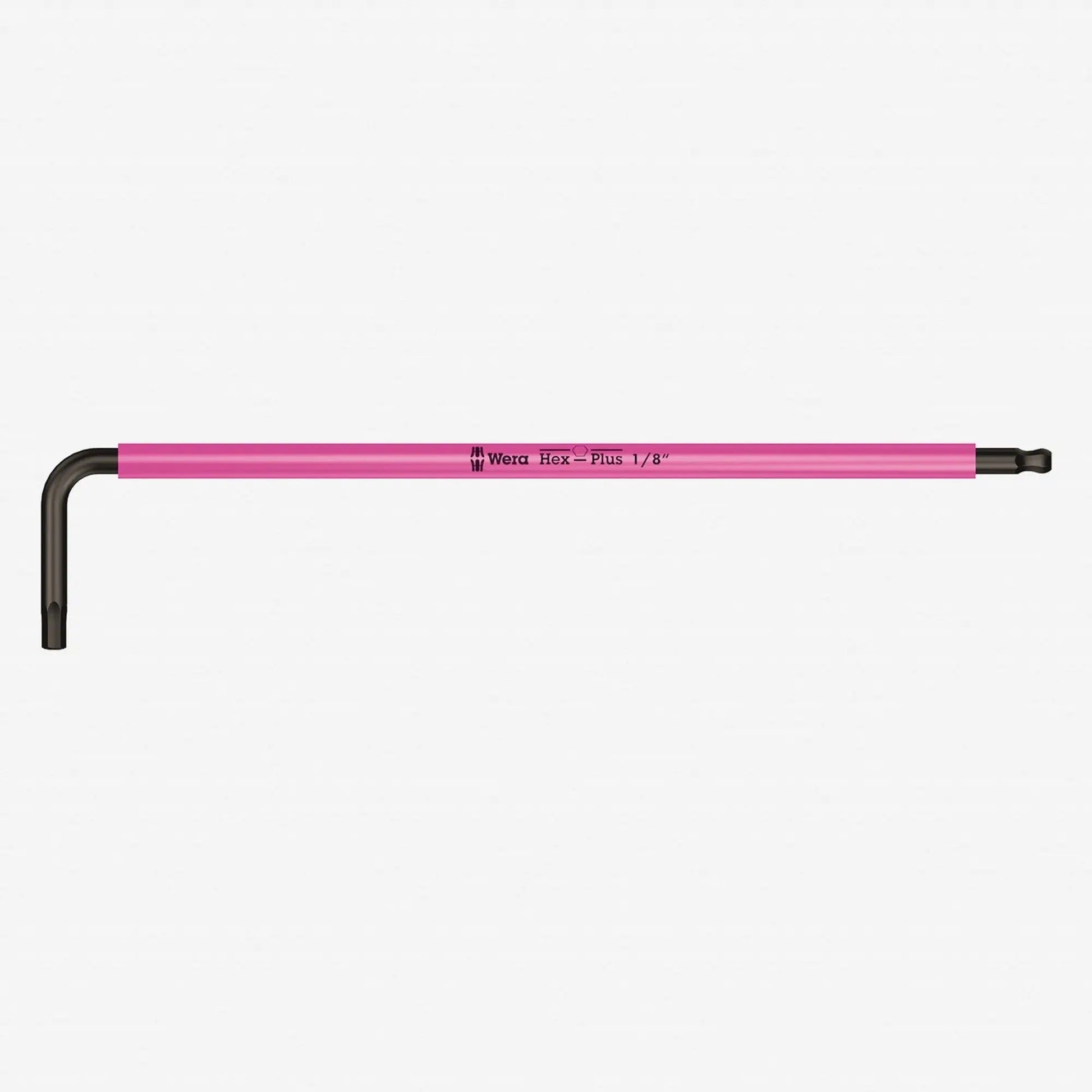 Wera 022632 1/8" x 123mm Hex + Ball End Hex L-key (Pink) WERA