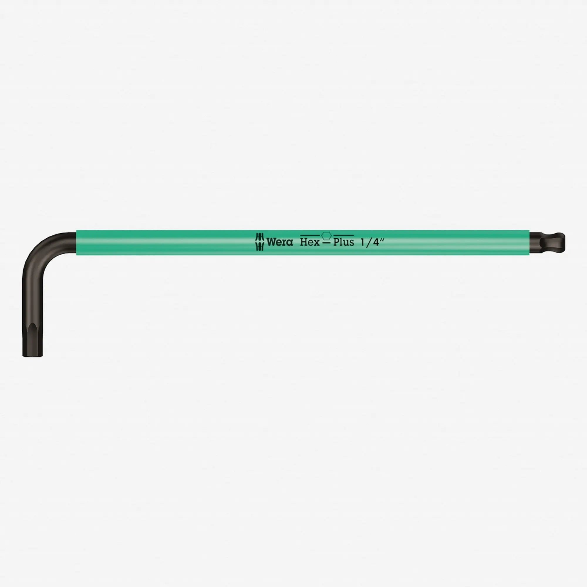 Wera 022636 1/4" x 185mm Hex + Ball End Hex L-key (Turquoise) WERA