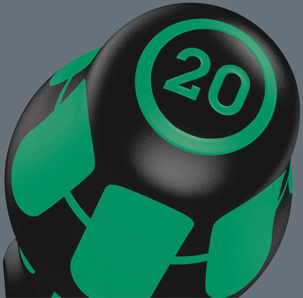 Wera 028059- 367/6 TORX® HF Kraftform Plus Screwdriver Set with Holding Function and Rack WERA