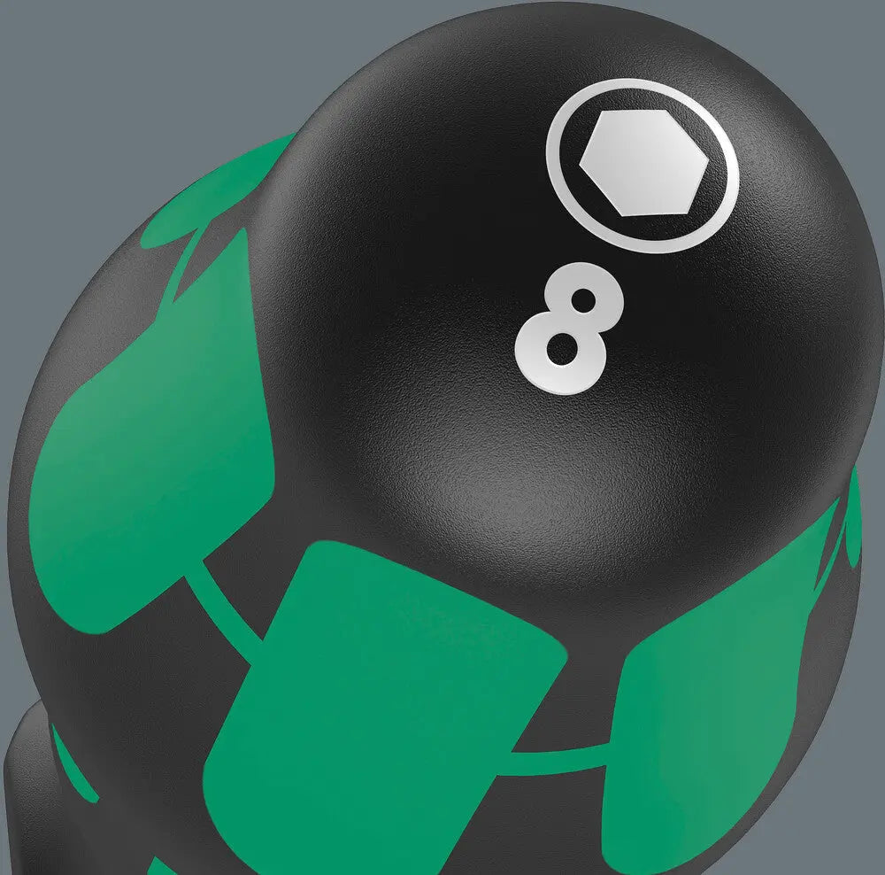 Wera 029502 1/4" x 70mm Kraftform Plus Hollow Shaft Nut Driver WERA