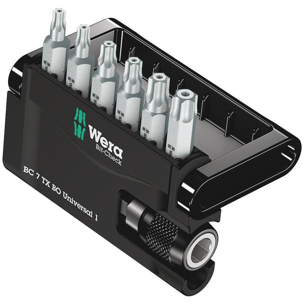 Wera 056158  -  Bit-Check 7 TX BO Universal 1 - Wise Line Tools