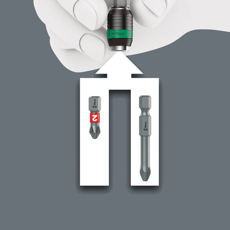 Wera 057483  -  Kraftform Turbo Bitholding Screwdriver - 19pc Set - Wise Line Tools