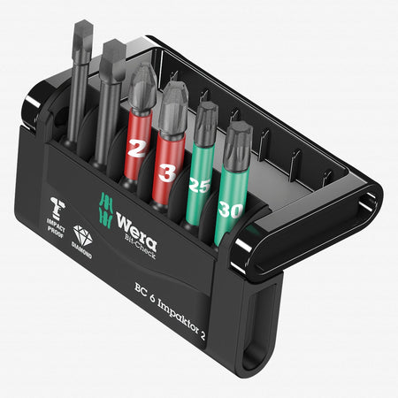 Wera 057694  -  Bit-Check 6 Impaktor 2 - Wise Line Tools