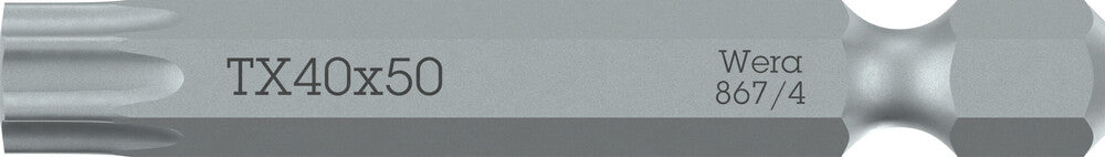 Wera 060138  -  T40 x 50mm Torx Power Bit - Wise Line Tools