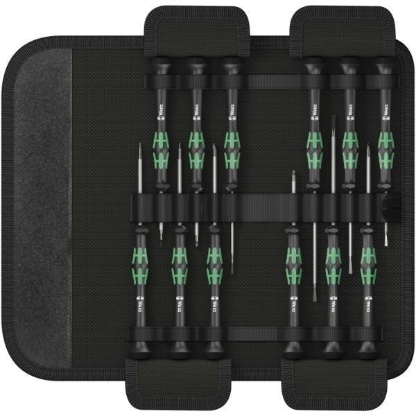 Wera 073675  -  Kraftform Micro 12 Universal Screwdriver Set - Wise Line Tools