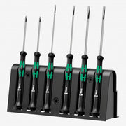 Wera 118150 Kraftform Micro Slotted/Phillips Precision Screwdriver Set + Rack - Wise Line Tools