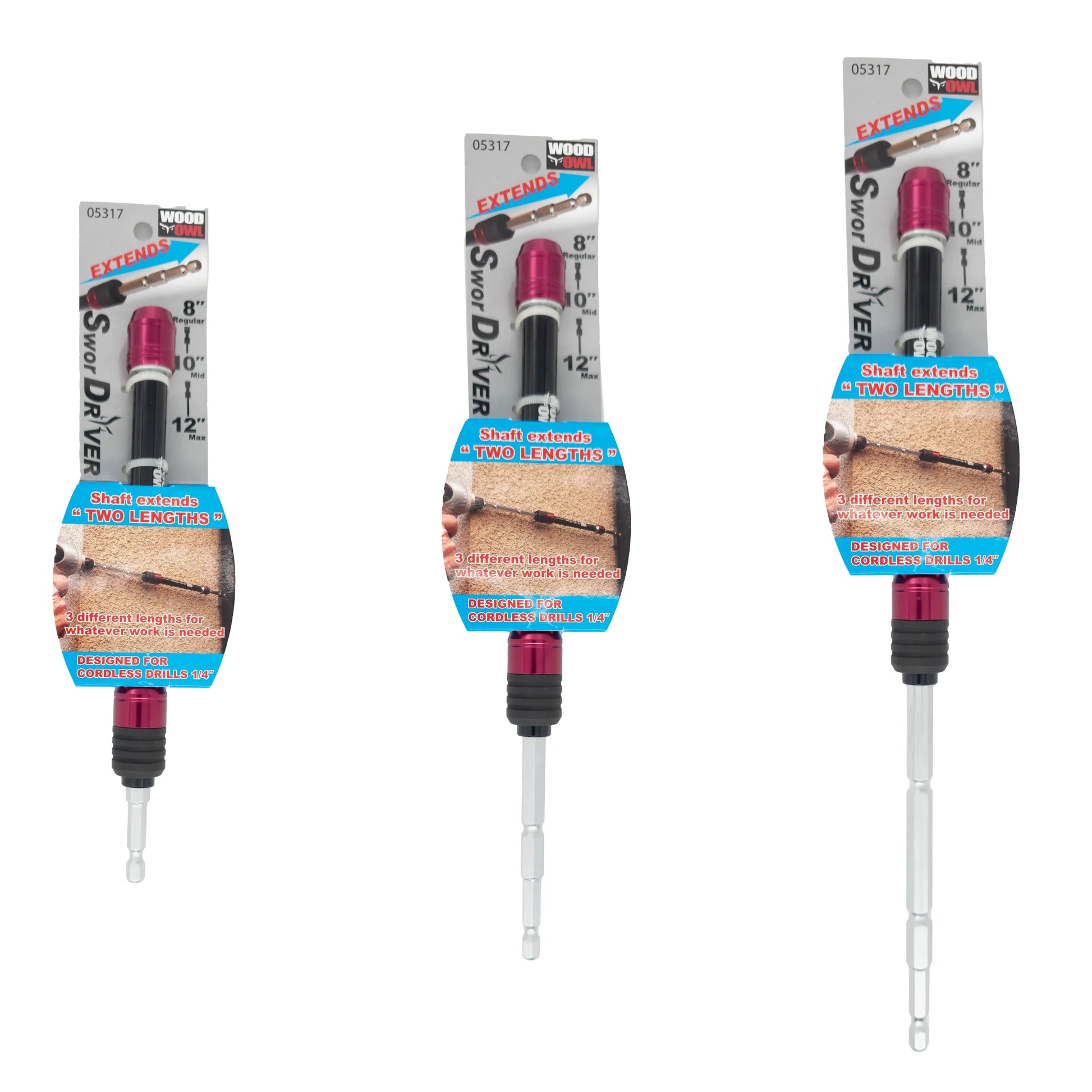 Wood Owl - Multi-Length Extension (8", 10", 12") - WO-05317 WOOD OWL