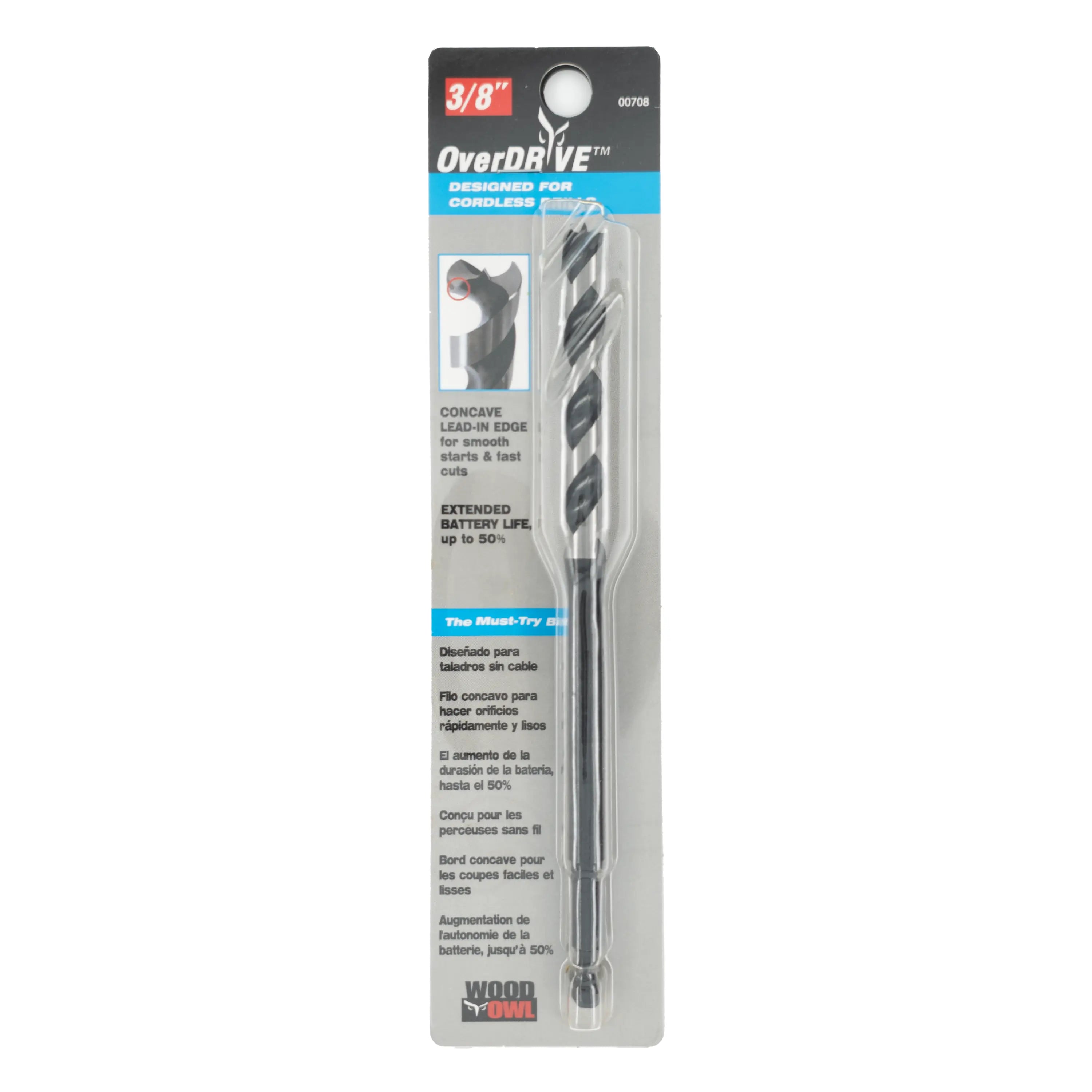 Wood Owl - OverDrive Boring Bits WOOD OWL