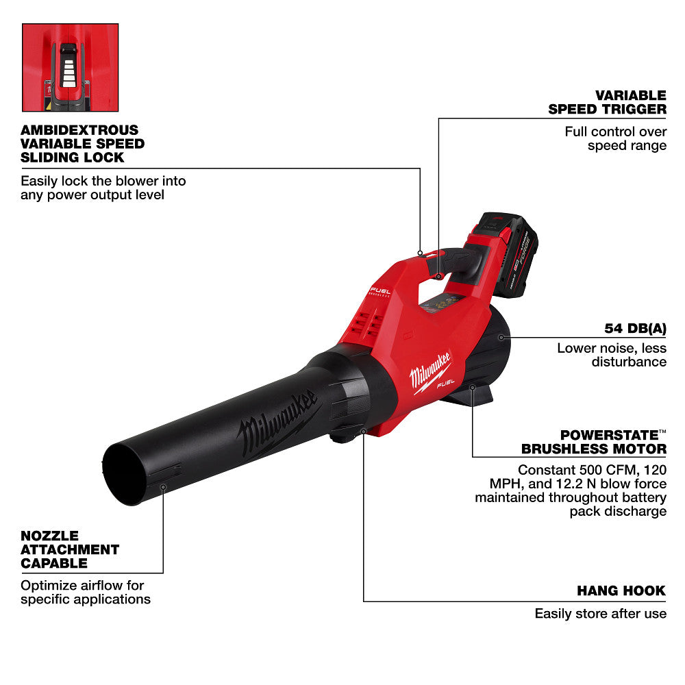 Milwaukee 3017-21HD - M18 FUEL™ Gebläse-Kit