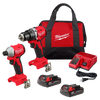 MILWAUKEE 3692-22CT M18™ Compact Brushless 2-Tool Combo Kit