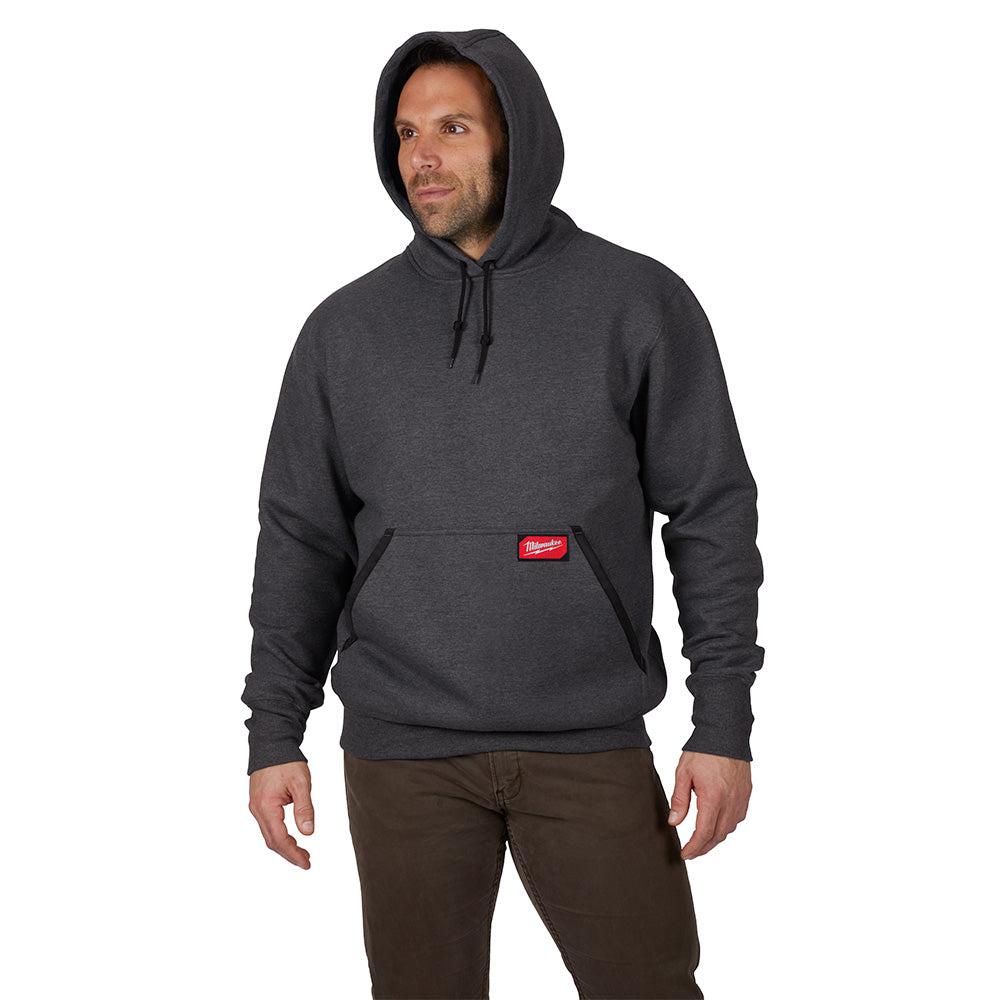 Milwaukee 350B-XL - Heavy Duty Pullover Hoodie - Black XL