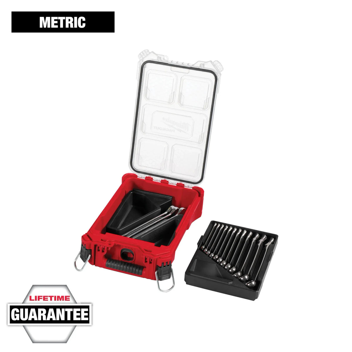 Milwaukee 48-22-9483 - Milwaukee 48-22-9483 15-Piece Metric Combination Wrench Set with Packout Organizer (View 12)