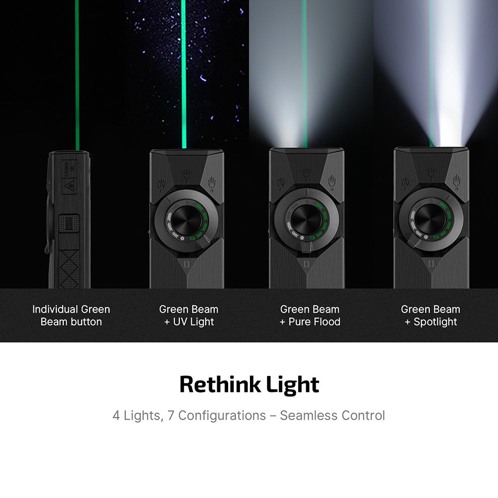 OLIGHT ARKPROULTRA - Flat Unibody EDC Flashlight with Multi-Light Sources