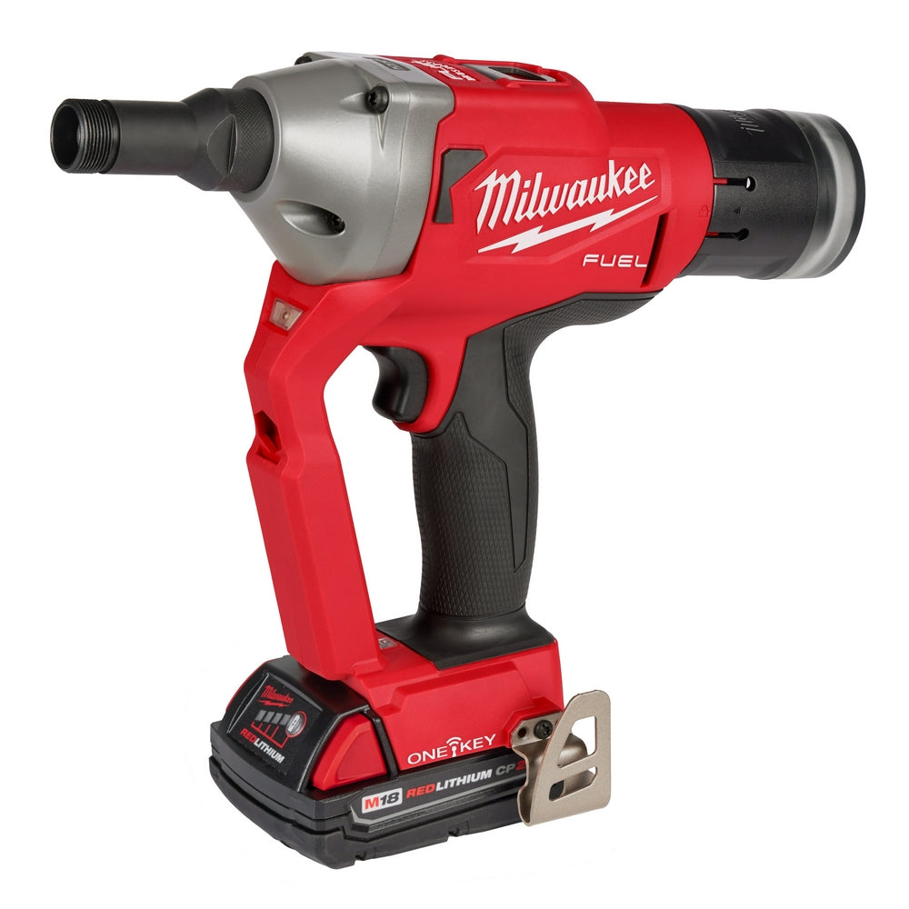 Milwaukee 49-16-2661HT - M18 FUEL™ 1/4" Lockbolt-Werkzeug mit ONE-KEY™ Hucktainer®-Befestigungsadapter