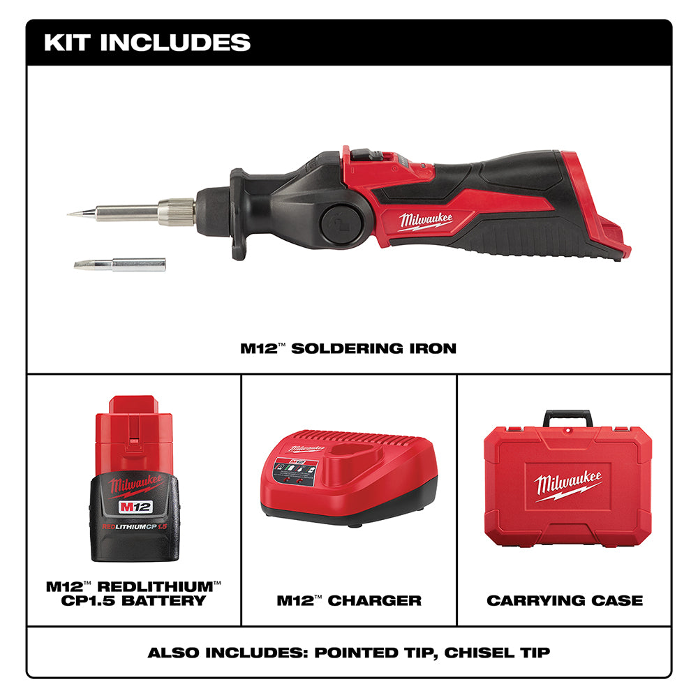 Milwaukee 2488-21 - Kit de fer à souder M12™