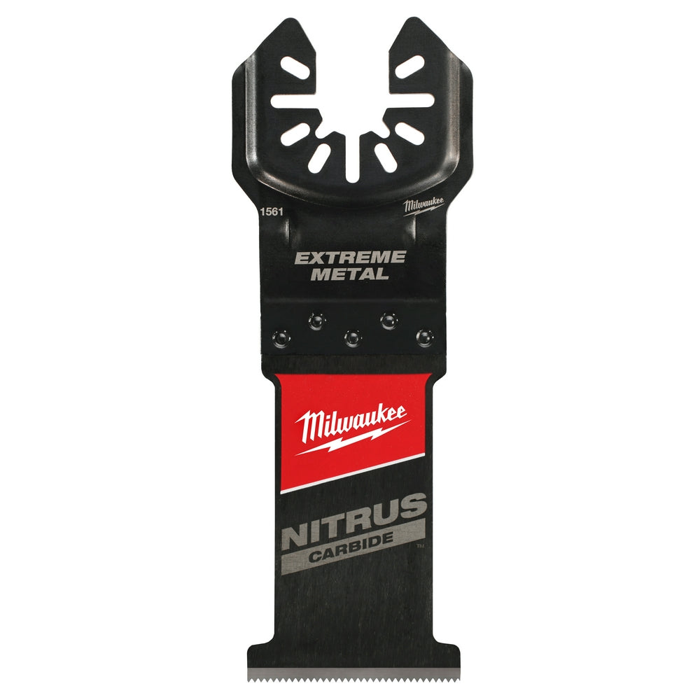 Milwaukee 49-25-1561 – NITRUS CARBIDE™ Extreme Metal Universal Fit OPEN-LOK™ Multifunktionswerkzeug-Klinge, 1 Stück