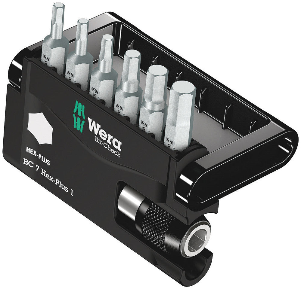 WERA-056168 - Bit-Check 7pc Hex Bit Set