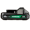 Metabo HPT BSL1820M 18V 2.0Ah Lithium Ion Compact Battery with Fuel Gauge