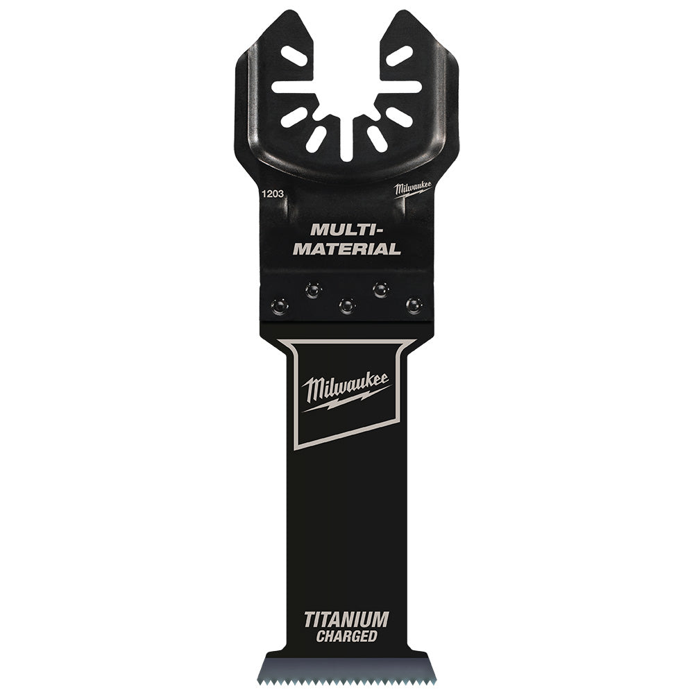 Milwaukee 49-25-1203 - OPEN-LOK™ 1-1/4" TITANIUM CHARGED™ Bi-Metal Multi-Material Multi-Tool Blade