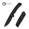 CIVIVI CIV-C24012-1 - Merit Flipper Folding Knife - Black G10