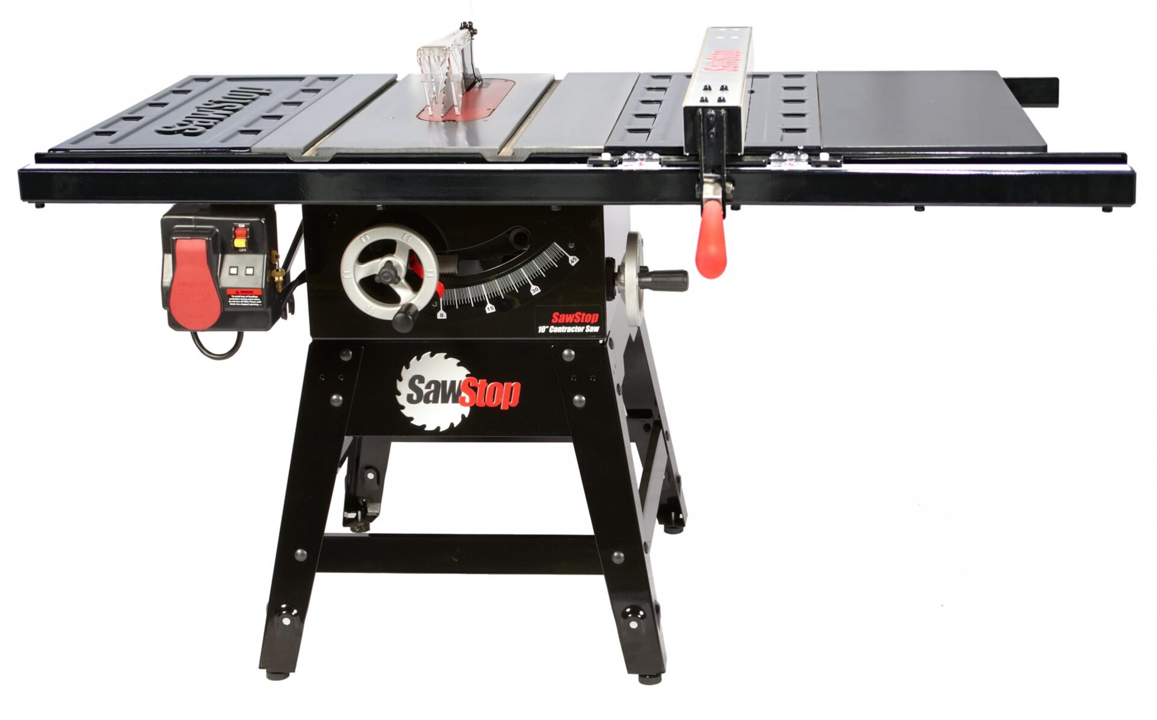 SawStop CNS175-SFA30 - Scie circulaire à table 30" pour entrepreneur, 1,75 CV, 120 V