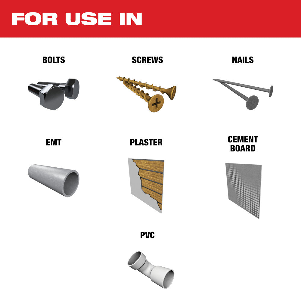 Milwaukee 49-25-1503 - Lames multi-outils métalliques OPEN-LOK™ 1-3/8" à dents en carbure, paquet de 3