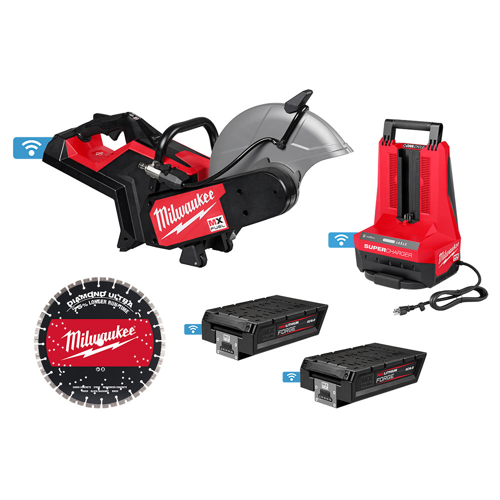 Milwaukee MXF315-2XC - Scie à tronçonner MX FUEL™ 14" avec kit de frein RAPIDSTOP™