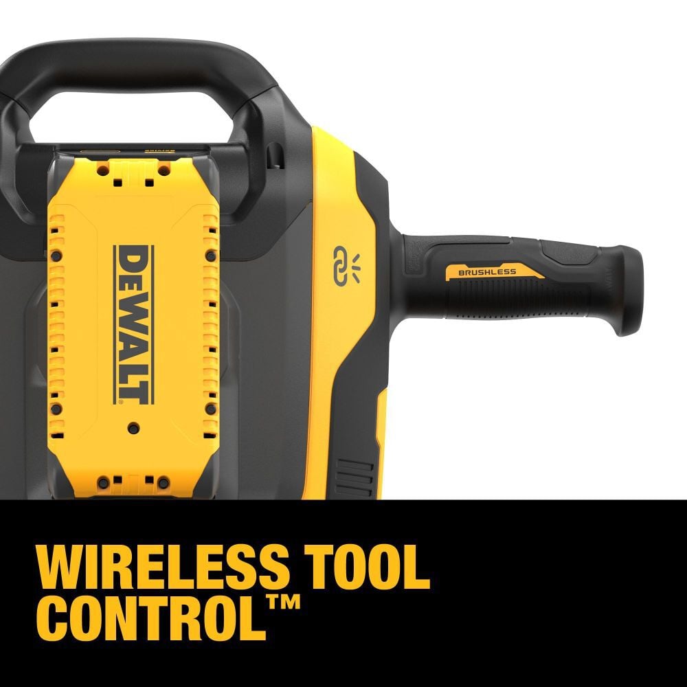 DEWALT DCH966Z2-60V MAX* Cordless Brushless 1-1/8 in 15 Kilo Rotary Hammer Drill Kit (2) FLEXVOLT Lithium Ion Batteries with Charger