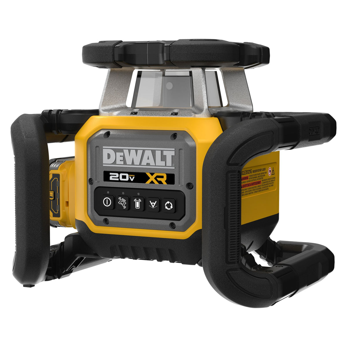 DEWALT DCLE35121GE1 20V MAX XR Green Rotary Laser Kit - front product view