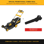 DEWALT DCMWSP700Y2-CA 60V Mower Kit + FREE BONUS GIFT Promotional Combo Deal