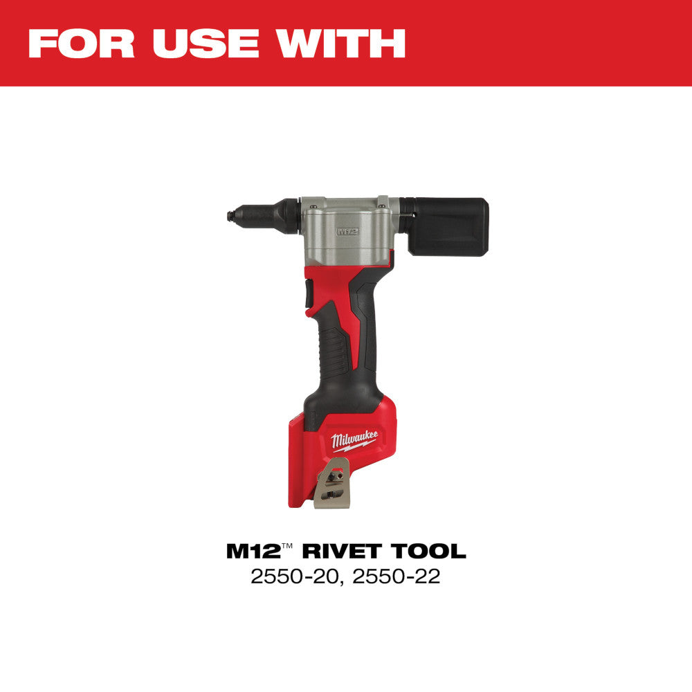 Milwaukee 48-54-0100 - Embouts de retenue pour rivet M12™, paquet de 4