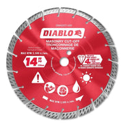 DIABLO DMADST1400 - DIABLO DMADST1400 14 in. Diamond Segmented Turbo Cut-Off Discs for Masonry (View 1)