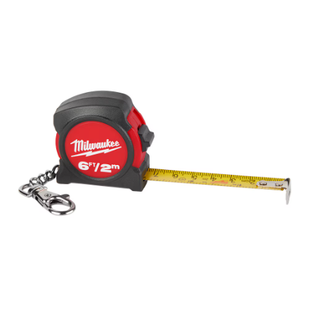 MILWAUKEE 48-22-1706 -6 ft./2M Keychain Tape Measure