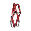 Dynamic Safety FP1001DGM Full Body Harness - Universal Fit - Red