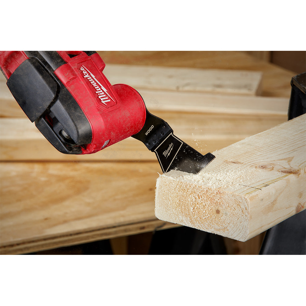 Milwaukee 49-25-1113 - Lames multi-outils à bois OPEN-LOK™ 2-1/2" HCS, paquet de 3