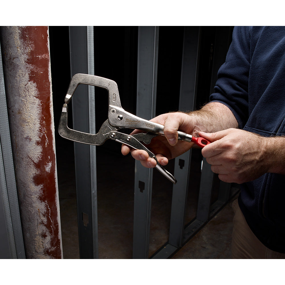 Milwaukee 48-22-3532 - 6 Zoll TORQUE LOCK™ C-Klemme mit Feststellfunktion und normalen Backen