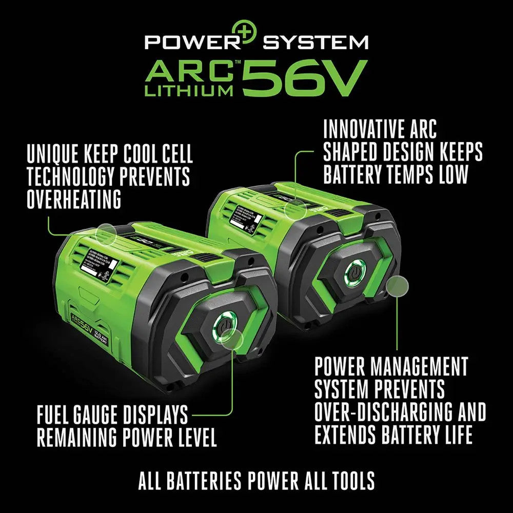 EGO BA6720T-2 POWER+ 56V 12.0Ah ARC Lithium Battery (2-Pack)