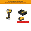 DEWALT DCF923B (DCF923B ATOMIC 20V MAX* 3/8 in. Cordless Impact Wrench with Hog Ring Anvil) + FREE DCB205C 5.0Ah Starter Kit ($178 Value)