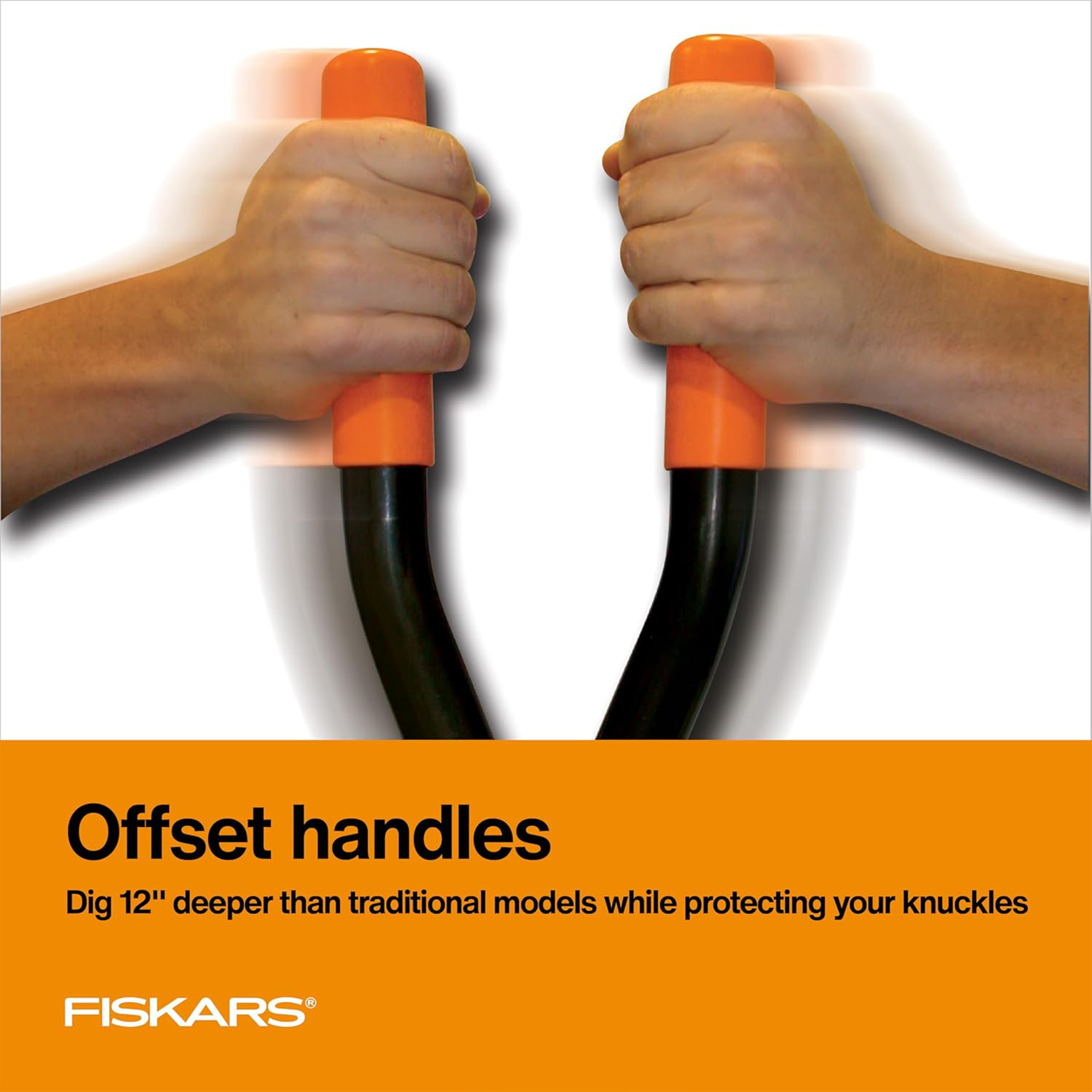 FISKARS FSK-9653 - 60" Steel Posthole Digger
