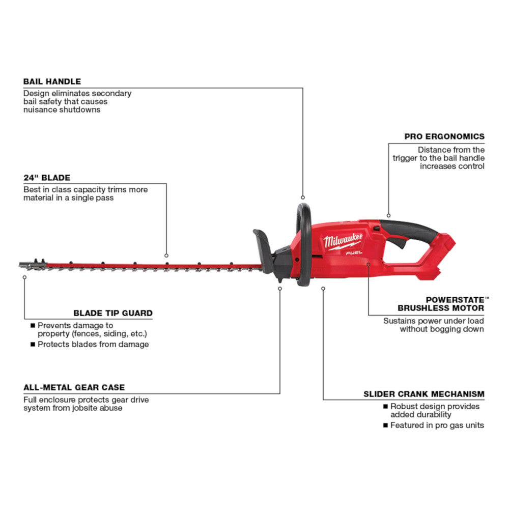 Milwaukee 2726-20 - M18 FUEL™ Heckenschere