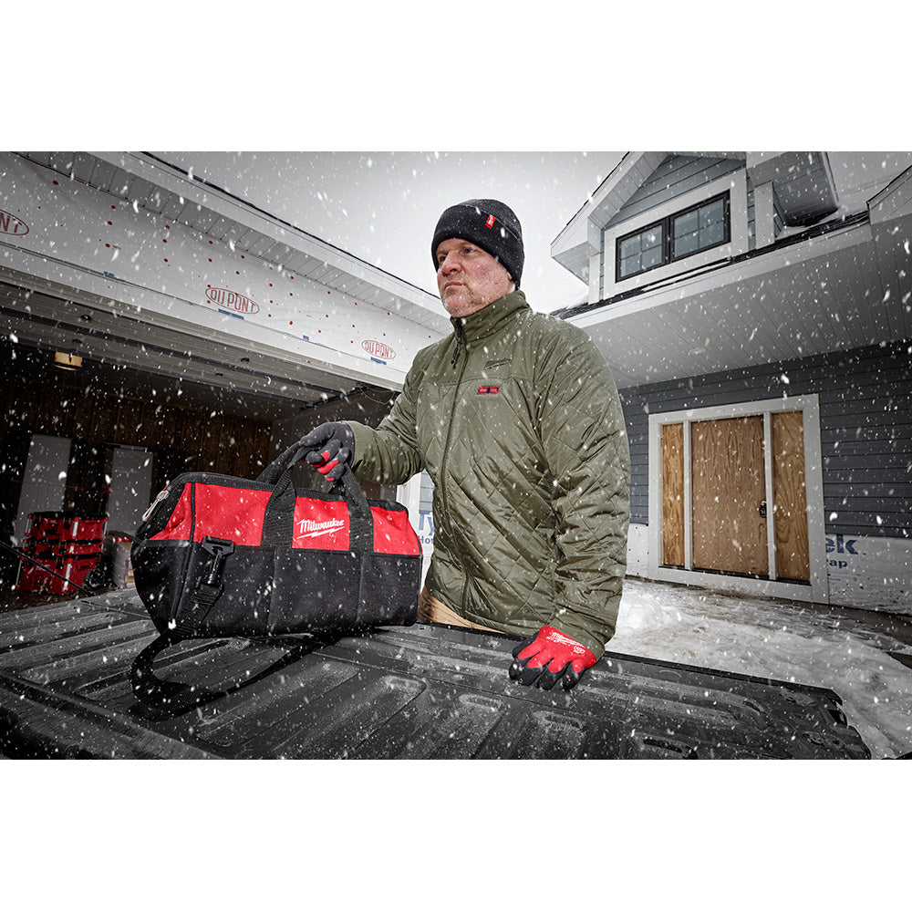 Milwaukee 203OG-21XL - M12™ Beheiztes AXIS™ Jacken-Set XL (Olivgrün)