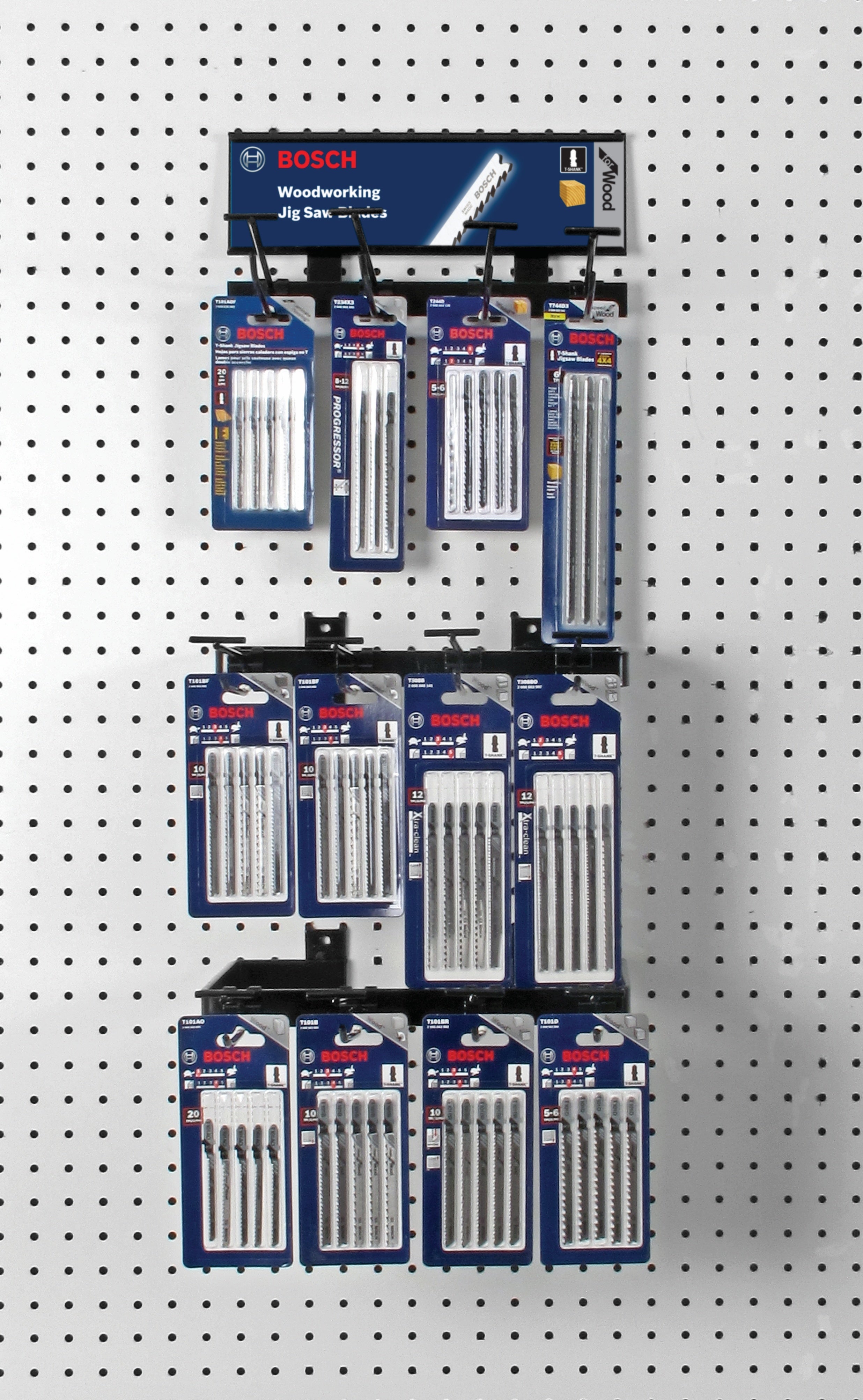 Bosch 5 pc. 4-5/8 In. 12 TPI Extra Clean for Wood T-Shank Jig Saw Blades BOSCH