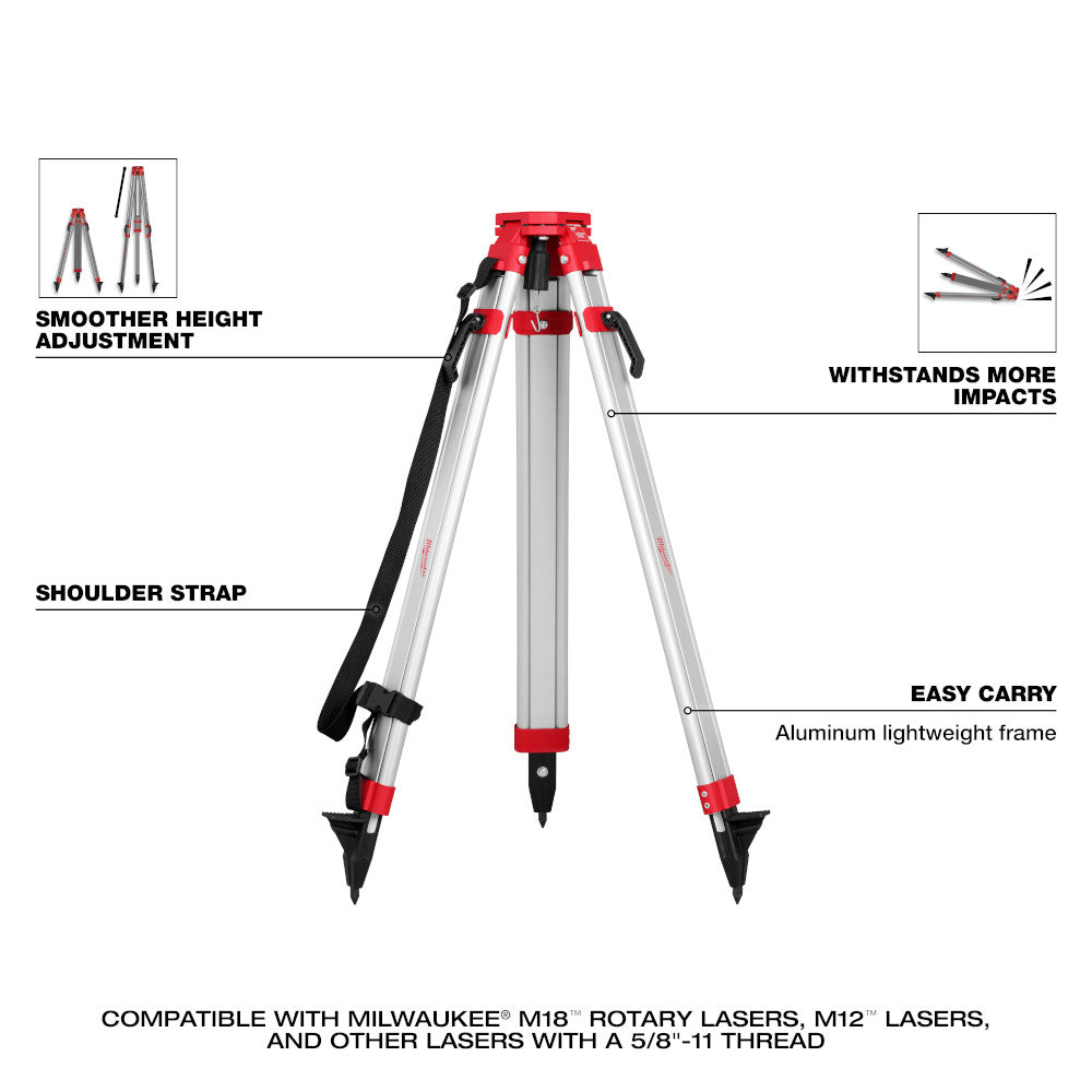 Milwaukee 48-35-3700 - Trépied pour laser rotatif