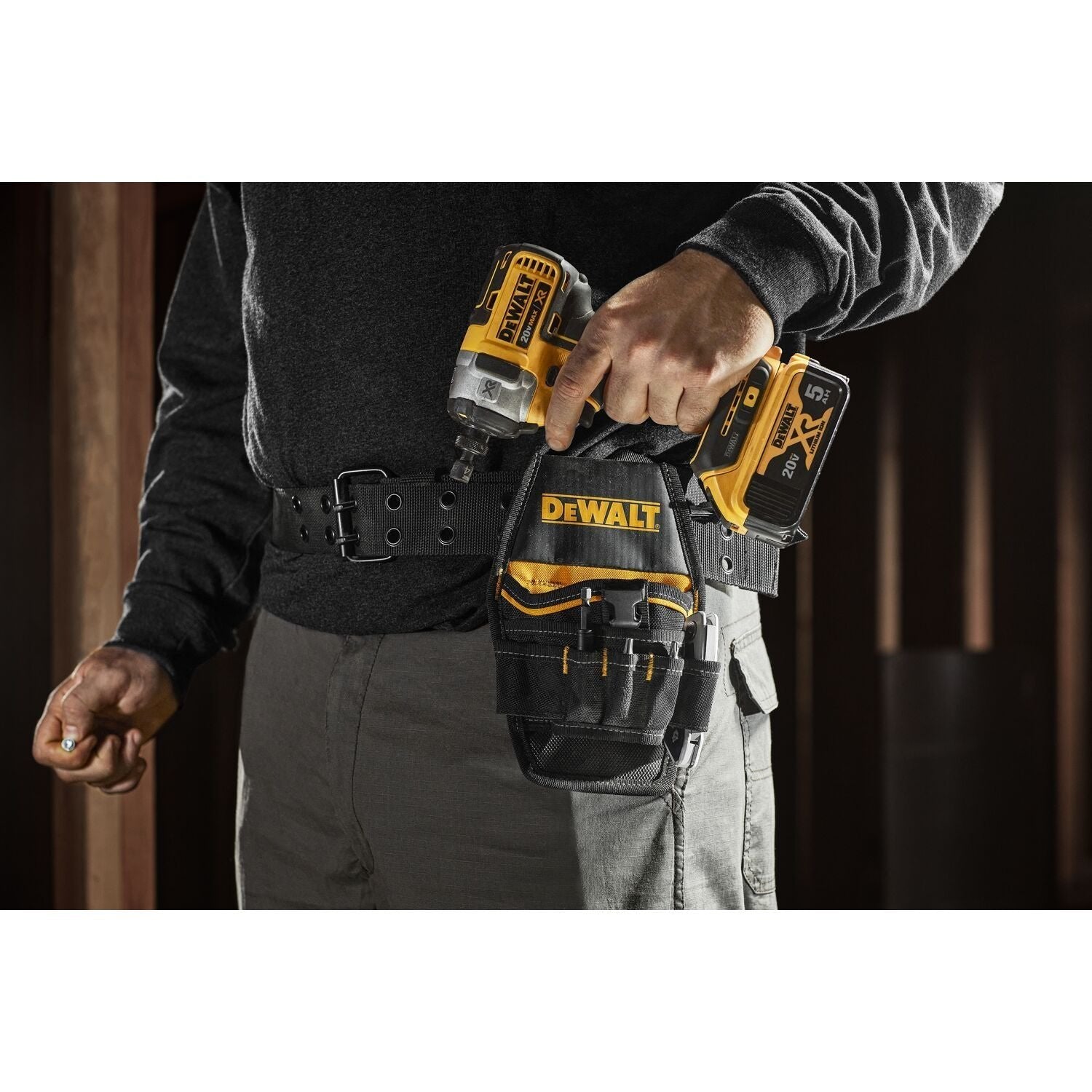 DEWALT DWST540501-Professional Impact Drill Holster - Wise Line Tools