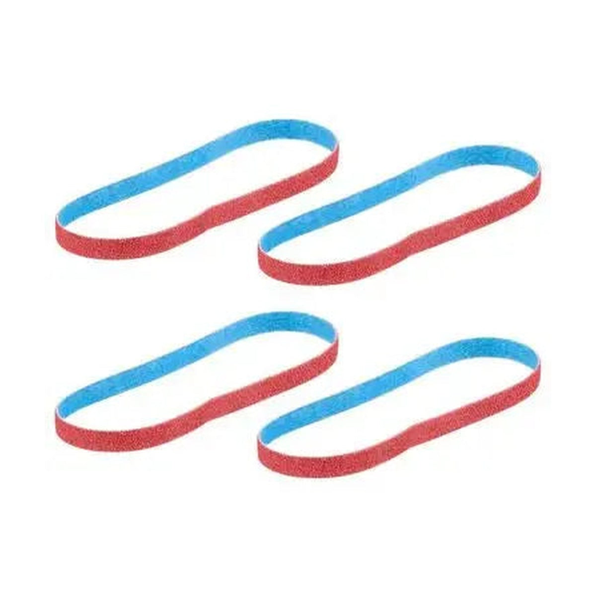 Milwaukee 48-80-9000 - 1/2” x 18” 40/60/80/120 Grit Bandfile Belts – 4 pack variety