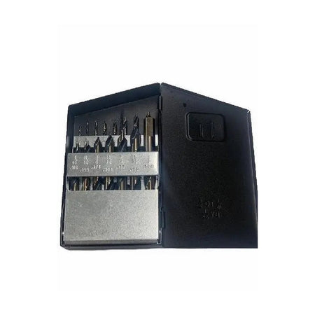 NORSEMAN NOR-22873 - 1/16 in. - 1/2 in. Black and Gold Oxide Hi-Molybdenum Steel Drill Bit Set, 15-Piece