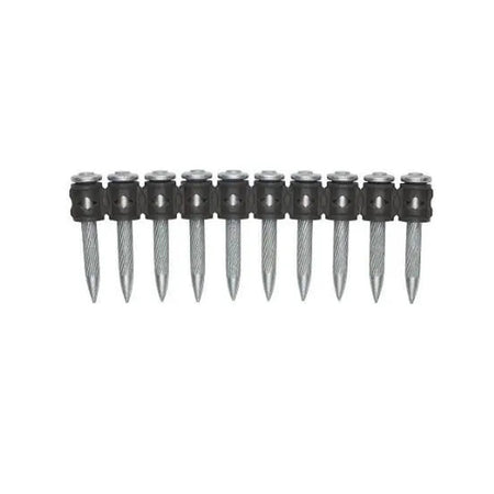 Powers Fasteners 50241N-PWR 5/8" x .145 (16mm) 8mm Head Spiral CSI Drive Pins - Powder Actuated (100/Box)