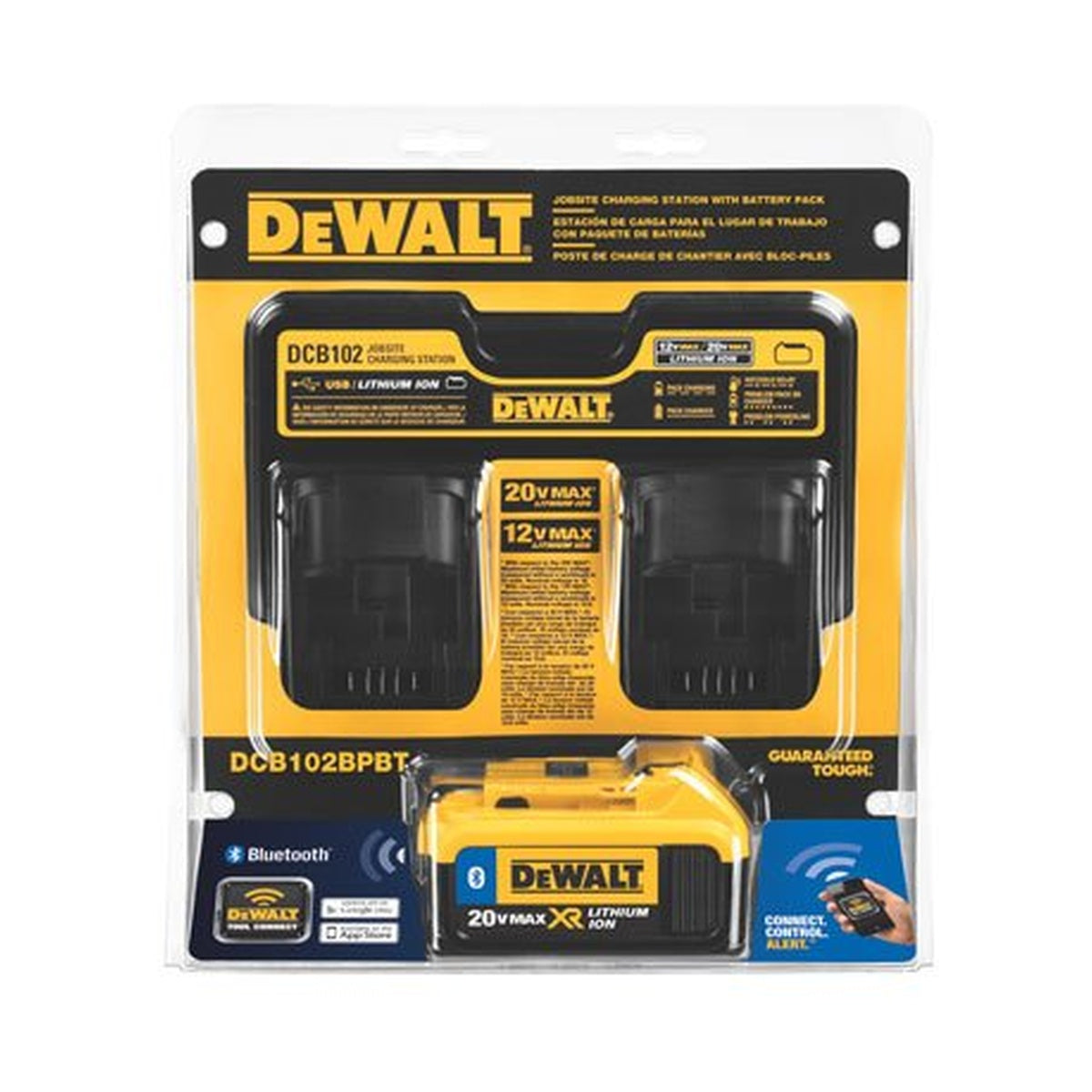 DEWALT DCB102 12V Jobsite Charging Station