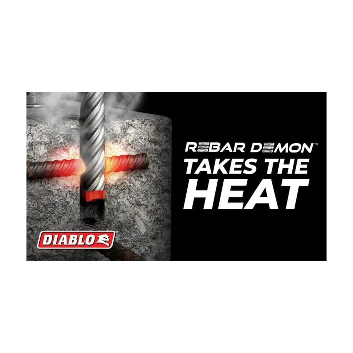 DIABLO DMAPL4020  -  5/32" x 4" x 6" 4-Cutter Rebar Demon SDS-Plus